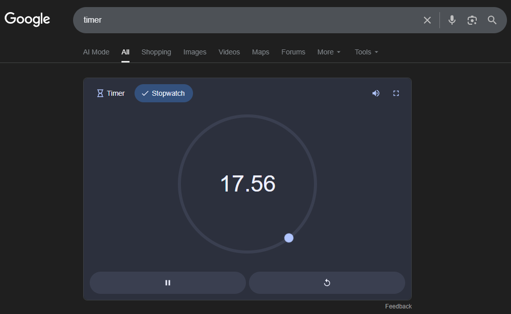 Step 6 - Start timer